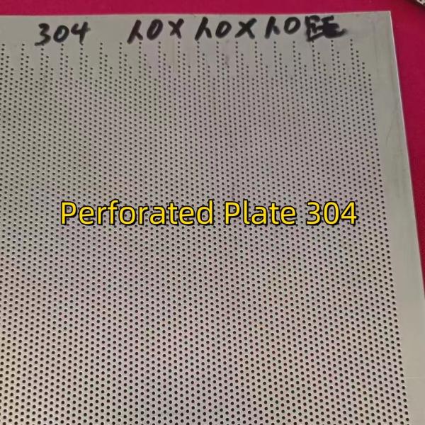 Stainless Steel Perforated Sheet SUS304 1MM THK X HOLE Ø1MM X PITCH 2MM X