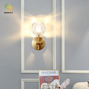 Wholesale Crystal Gold Modern Wall Light For Corridor Living Room TV Background from china suppliers