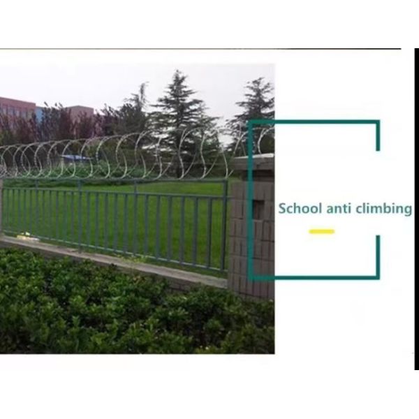 Anti Climbing Single Double Spiral Concertina Razor Wire BTO-22 BTO-30 Size