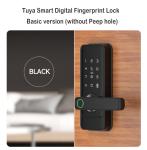 Glomarket Tuya Wifi Keyless Deadbolt Lock Serraduras Electric Handle Front Door