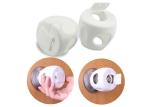 PP Material Door Knob Protector Cover White Color Put On Door Handle For Child