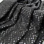148cm 145gsm Polyester Lurex Spandex Glitter Metallic Fabric For Garment