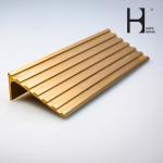 ISO9001 Anti Corrosion Copper Stair Nosing 1600mm Length Brass Step Edge