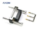 Female V.35 Crimp Housing Connector with Metal Shell And Screws Lock