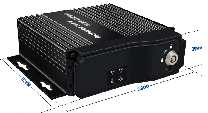 360G 4CH 720P Dual Video I/O SD Cards with 3G/4G GPS WiFi Mobile DVR 720P Resolution