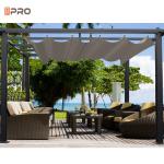Electric Side Restaurant Modern Aluminum Pergola Eco Friendly