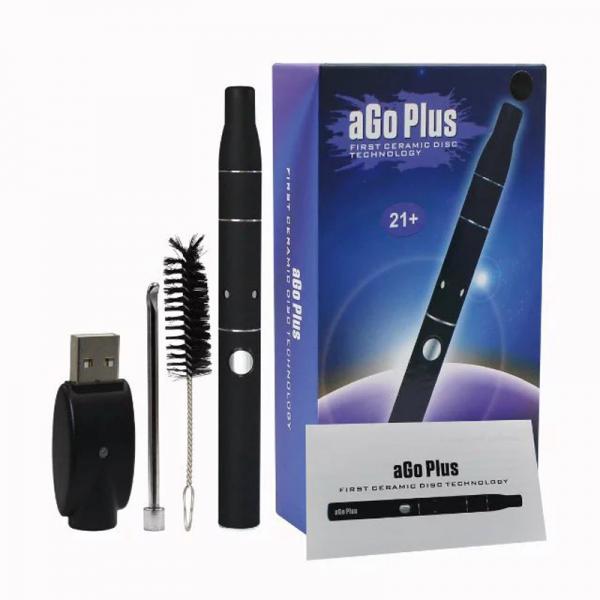 Quality AGO Plus 2 in 1 Ceramic Disc Vaporizers Dry Herb Wax Upgraded aGo g5 for sale