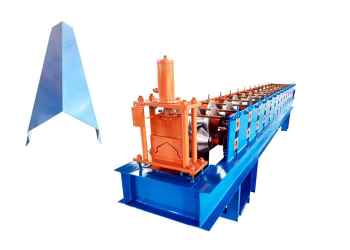 GI House Ridge Cap Roll Forming Machine Main Structure 300mm H Beam Pump Power 3kw