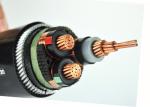 Copper Conductor EPR / XLPE Insulated Power Cable SWA MV LSZH 3 Core