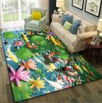 3D Printing Sea World Blending Crystal Velvet Living Room Floor Carpets 120