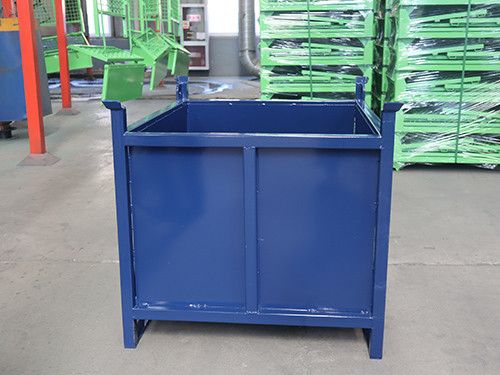 Customized Q235 Steel Metal Storage Cage Efficient Inventory Management