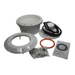 PAR56 PVC LED Pool Light Housing For Concrete Pool