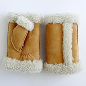 Wholesale 2019 New Style Fur winter sheepskin fingerless gloves from china suppliers