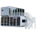Apple Cabin Restaurant Prefab House with Cut Board Wall and Weather-Resistant