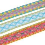 20KJ29 Colorful Braiding 4cm Cotton Lace Trim