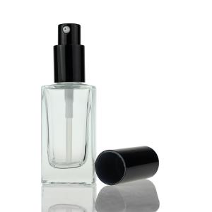 Wholesale 30ml Drop Transparent Small Square Glass Serum Bottle Process Available from china suppliers