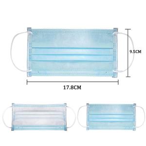 Wholesale 3- Layer Filter Dustproof Epidemic Disposable Mouth Mask Prevention Antivirus from china suppliers