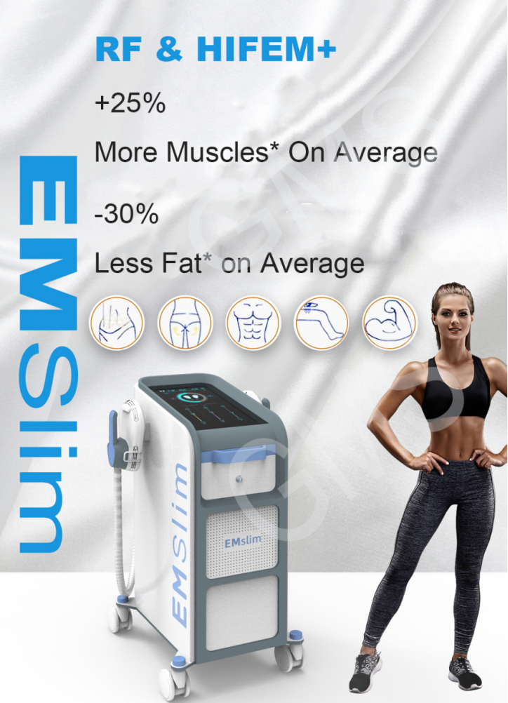 Emslim Hi focused RF Muscle Stimulation Equipment With TFT Touch Screen