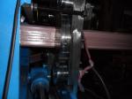 Color Steel Sheet Circular Downspout Roll Forming Machine PLC Control