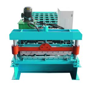 Wholesale Newest Type Popular Automatic Galvanized Aluminium Colored Steel Profile Metal Roofing Sheet Making Machine from china suppliers