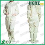 Unisex Design ESD Protective Clothing / Anti Static Overalls For Electronic