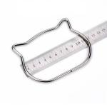 Colorfast Cat Ear Metal Bag Handles Smooth Edge For Wallet And Clutch ODM