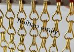 Customized Decorative Chain Link Fly Screen Curtain Aluminum