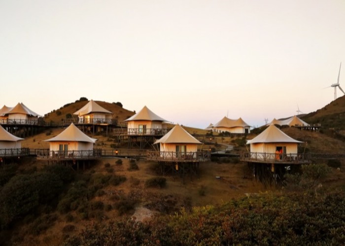Wholesale Customized Prefabricated Semi Permanent Luxury Resort Tent from china suppliers