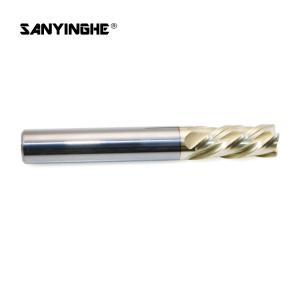 Wholesale CNC Carbide Corner Radius End Mill Solid Carbide Cutting Tools 1/2/3/4 Flutes from china suppliers