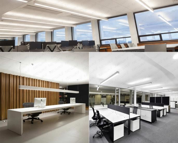 60W 72W 84W Suspension Up Down linear LED lighting fixture direct and indirect Indoor conference architectural lighting