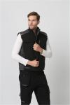 Men'S Cold Weather Workwear Winter Work Vest With Micro Fleece Collar