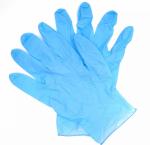 Wholesale blue powder free non medical disposable nitrile glove high quality