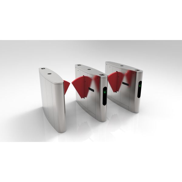 Metro Anti - Pinch Flap Barrier Gate Matching Of Various Identification Systems