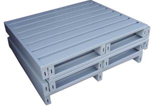 Wholesale Storage 4 way Entry type stacking single side steel pallet from china suppliers