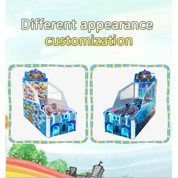 Amusement Park Pushing Ball Skill Machine For Kids Over 5 Years Old