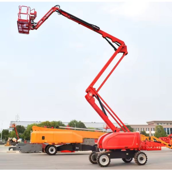 Self-Propelled Telescopic Boom Lift Diesel Articulating Boom Aerial Work Platform