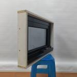 Thermal Break Aluminum Awning Window Double Tempered Glass Energy-Saving