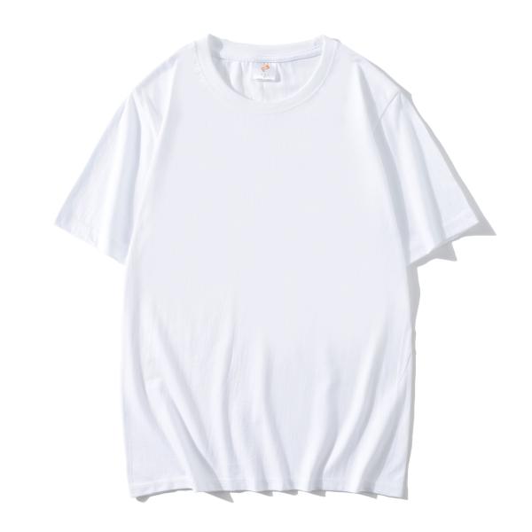 Wholesale T Shirt High Quality Men'S Plain Dyed White Tee Custom Sublimation