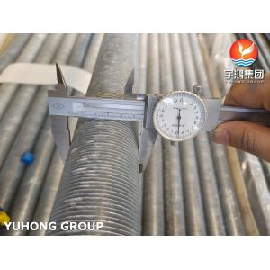 ASTM A269 TP304 Extruded Fin Tube For Heat Exchanger