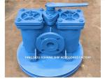 Duplex Oil Filter Molde:AS16050-0.4/0.22 CB/T425-1994 Body Cast Iron,Filter