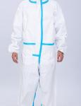 EN14126 Disposable Coverall Medical Protective Clothing Sterile XXL