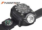 Micro USB Rechargeable CREE LED Torch Wrist Watch Flashlight for Outdoor Sports
