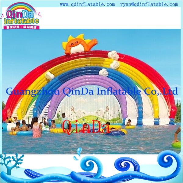 GZ QinDa Inflatable Giant Water Slide for Amusement Park Aqua Park Water Slide