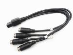 PVC 0.37M 16pin Female GT17 Aviation Connector Cable