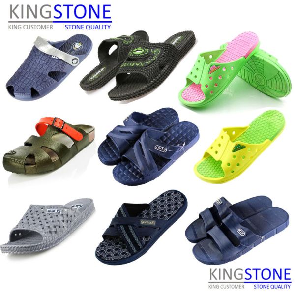 Rotary 2 Color PVC PCU Slipper Making Machine With Air Blowing System