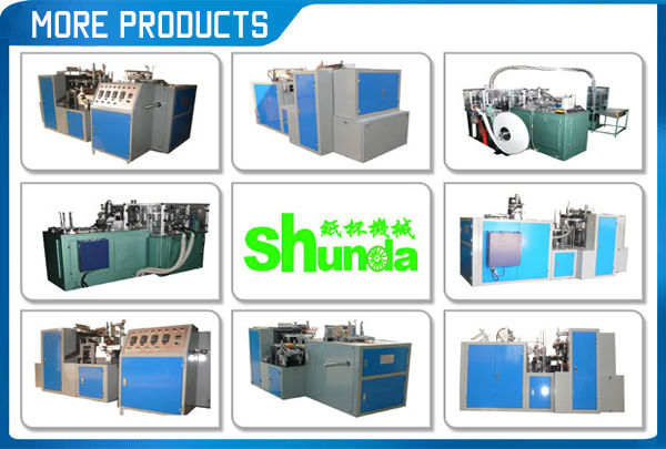 Hot Air System Automatic Paper Cup Machine Three Phase 60HZ 12KW