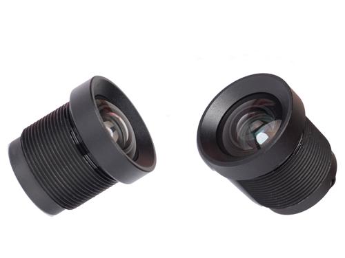 1/3.2" 2.7mm 2Megapixel S-mount M12x0.5 mount low-distortion wide angle lens,