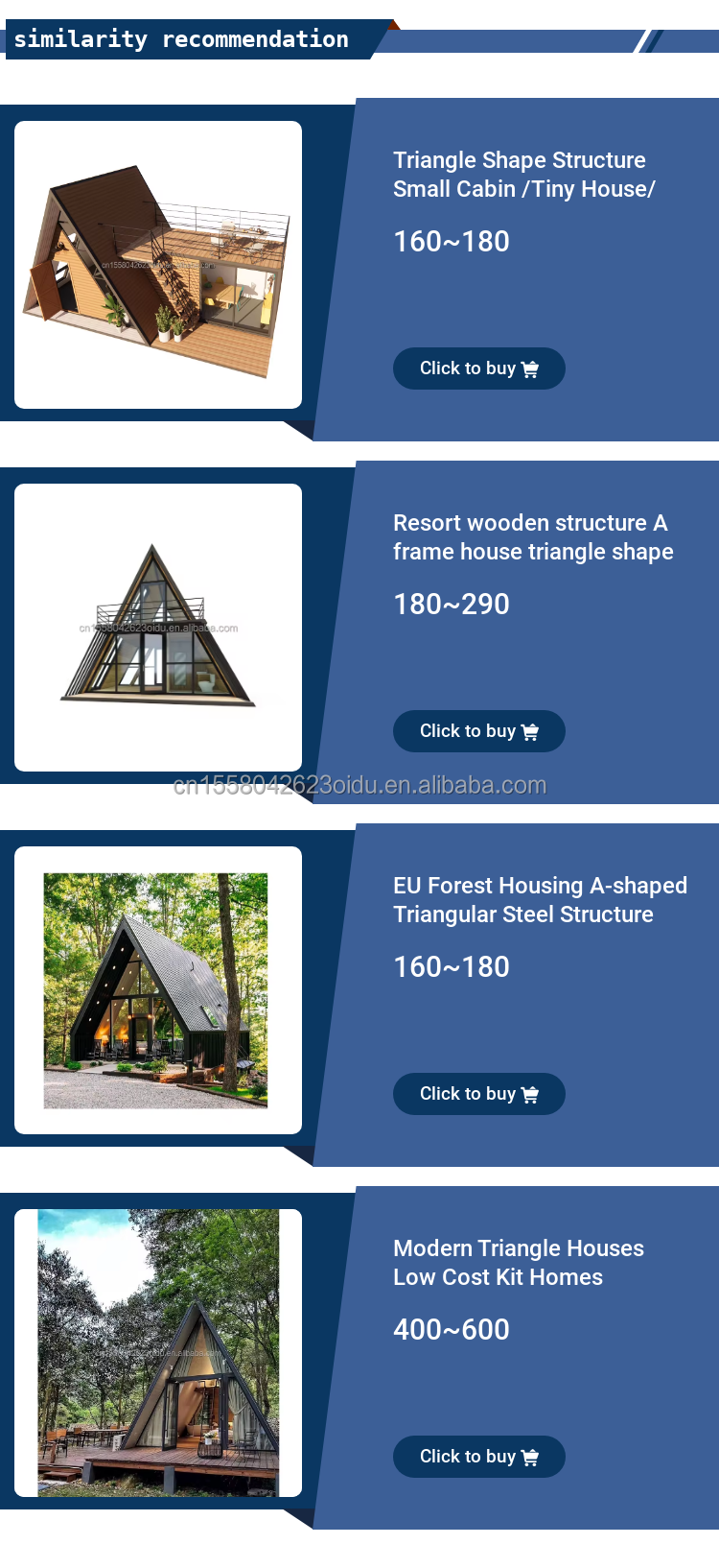 Customized Color EU Modern Container House Prefab Portable Tiny Home Modular Homes Light Steel Villa Prefabricated Houses