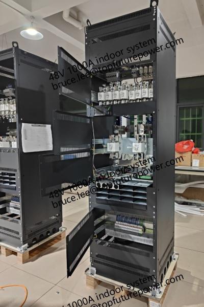 Custom Made FP2 48Vdc 48kw 1000A Indoor Telecom Cabinet Eltek Rectifier