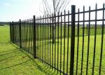Garden Buildings Square Tube Black 25*25*1.2mm Spear Top Fence Aluminum Fence